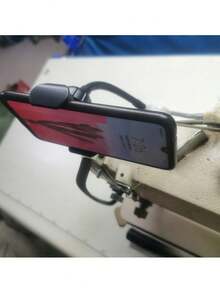 1pc Universal Phone Holder - Flat Car Mount With Dual Magnets, Shock-Proof, Rotatable, Compatible With Sewing Machines, Overlock Machines And Kan Car - Multicolor - View 2