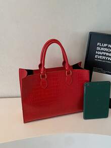 Fashion Snake Print Four Seasons Versatile Travel Shopping Bag Oversized Tote Tote Bag