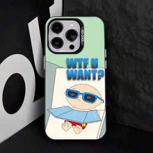 Funda de teléfono F-Family f-Funny Guy compatible con  17,16,15,14,13,12,11,Pro,Max,Plus,E,Air,Mini, cubierta negra de TPU compatible con funda  17 pro max, funda  17 pro, funda  17, funda  16 pro max, funda  17 pro max - Z1 - Ver 13