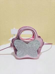 New Sequin Butterfly Girls' Crossbody Bag, Holiday Gift, Fashion Mini Handbag, Princess Style Coin Purse For Little Girls - one-size - View 13