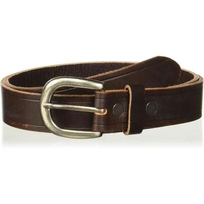 Bill de los hombres calor Creased Jean cinturón, color