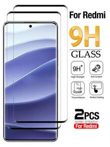2PCS Screen Protector Compatible With Xiaomi Redmi Note 10/10s, Tempered Glass Compatible With Xiaomi Redmi Note 13/13 Pro 4G&5G Screen Protector With 9H Anti Scratch Transparent HD Clear Bubble Free Protective Film - 2pcs - View 43