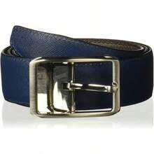 BUGATCHI Cinturón de piel Saffiano para hombre - Cabeza de moro - Ver 5