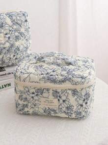 1pc/3pcs Handheld Makeup Bag, Makeup Bag, Makeup Bag, Travel Makeup Bag, Home Makeup Bag, School Makeup Bag, Dormitory Makeup Bag, Large Capacity Makeup Bag, Women's Makeup Bag, Makeup Storage Bag, Travel Storage Bag, Ultra Light, Durable, Expandable, Load Reducing, Acceptable, Suitable For Bedroom, Bathroom, Hotel, Travel, Lipstick, Brush, Phone, Coin, Home, Travel And School Use (L Size Is Too Small, It Is Recommended To Take XL Or XXL Size) - Multicolor - View 6