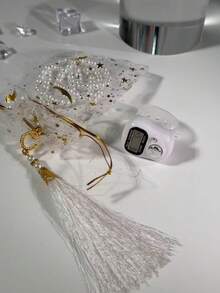 عداد مسبحة ب- 99 خرزة صغيرة، متعدد الألوان، مدمج وقابل للنقل، عداد إلكتروني عربي شرقي مناسب لعد الصلوات والتمارين والأعمال التجارية والاستخدام المنزلي وهدايا المناسبات - متعدد الألوان - مشاهدة 4