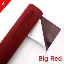 59英寸PVC仿麂皮皮革 - 自粘合成麂皮面料，适用于家具、沙发、汽车内饰、手提包、鞋子和家居装饰 - 大尺寸贴片，可用于工艺品和DIY项目