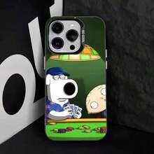 Funda de teléfono F-Family f-Funny Guy compatible con  17,16,15,14,13,12,11,Pro,Max,Plus,E,Air,Mini, cubierta negra de TPU compatible con funda  17 pro max, funda  17 pro, funda  17, funda  16 pro max, funda  17 pro max - Z1 - Ver 6