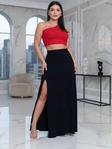 Women Skirts - 黑色 - 查看 10