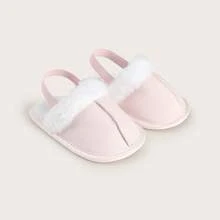 Sandalias de niña para primavera y verano, pantuflas de peluche para bebés de 1 año, antichoque, zapatos de bebé lindos y cómodos - Rosa - Ver 8