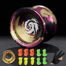 高级迷彩铝合金材质，适合进阶玩家、青少年及初学者户外运动，圣诞礼物套装包含手套、轴承和10根球拍线。