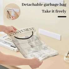 Kitchen Garbage Bag Storage Wall-Mounted Large Capacity Storage Bag For Plastic Bags, Sock Mesh Bags - Multicolor - View 7