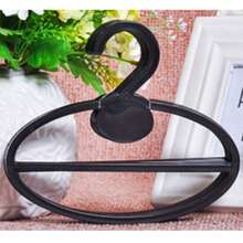 5pcs/10pcs Oval Scarf Tie Hanger Rack, Round Clothes Hanger Multifunctional Garment Display Rack, Space Saving