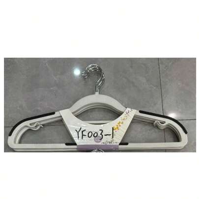 Thickened Plastic Hangers For Home & Dorm - Multi-Purpose Clothes Hangers With Pants Bar | Heavy Duty Laundry Drying Racks For Students  Five Per Order