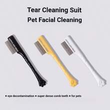 Dog Tear Stain Brush, Face Brush, Eye Gunk Brush, Flea Comb With Dense Teeth, Cat Grooming Brush, Cleaning Brush, Cleaning Supplies