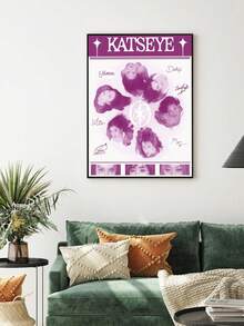 1 张 KATSEYE 海报，全球女子组合墙饰，舞蹈团体装饰，K-Pop 美学印刷品，黑白音乐海报，帆布画墙饰，房间家居装饰（无框） - 彩色 - 查看 20