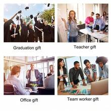 Organizador de carpetas A5 – Planificador de negocios unisex – Diario de piel sintética – Carpeta de 6 anillos recargables, bloc de notas, organizador de viaje para hombres y mujeres (Gris) - Gris - Ver 3