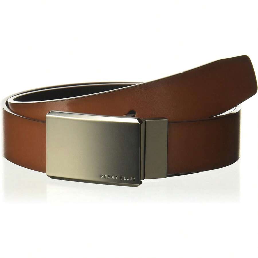 ¡RecomendadoPerry Ellis Cinturón reversible mate at Me CinturónHombre¡Top de Temporada - Brn30 - Ver 1