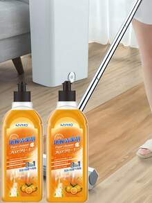 500ml Multi-Purpose Fragrant Floor Cleaner, Peach & Ocean Orange Scented Floor Cleaner, Removes Limescale On Hardwood Floors, Brightens Floors, Cleans Mopping, Tile Stain Removal, Multi-Purpose Floor Cleaner, Brightens & Polishes Home Hardwood Floors, Removes Dirt - 彩色 - 查看 9