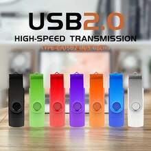 100% Real Capacity High-Speed 2-In-1 USB Flash Drive 1GB/64GB/116GB/128GB, Multiple Colors Available, Dual-Type OTG Memory Stick With Keychain Hole, Suitable For Mobile Phones, Tablets, Laptops, And PCs - Portable External Storage - Red - View 7