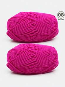 1/2支 5股混色乳白色腈纶纱线，50克/支，柔软多用途，中等粗细的乳白色纱线 - 非常适合手工编织、手工织造、DIY工艺品，可用于DIY钩编包、手提袋、围巾、帽子、毛衣、衣服、拖鞋、鞋子、玩偶、靠垫、钩编毯子、手工钩编项目、DIY小礼物、情人节礼物。