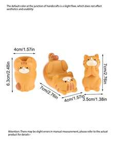 1 suport de telefon pentru ramă de ochelari, cu suport orizontal drăguț cu pisică, disponibile în mai multe stiluri, compact, convenabil, stabil și adorabil, poate fi folosit ca decor și suport de telefon, potrivit pentru birou, birou de studiu, masă și toaletă, excelent pentru cadouri de ziua de naștere, sărbători, cupluri și aniversări. - Multicolor - Vizualizare 13