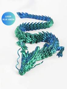 1pc Giant 90cm/35.43in And 60cm/23.62in 3D Desktop Decor, Christmas, Halloween, Thanksgiving, Valentine's Day, Easter Gift, Printed Dragon Model Flying Dragon Decor, Car Interior Ornament Giant Dragon, Office Desk Decor, Beautiful Holiday Gift, Huge Gag Gift - Multicolor - View 14