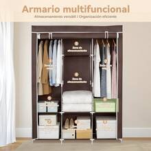 Portable Closets - Brown - View 3