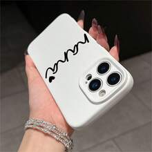 Funda para teléfono compatible con iPhone 17 Air/16e/15/14/13 Pro, Pro Max, Plus, orificio de precisión + funda suave, agarre cómodo, colores ricos y versátiles, a prueba de golpes, adecuada para hombres y mujeres - Blanco - Ver 4