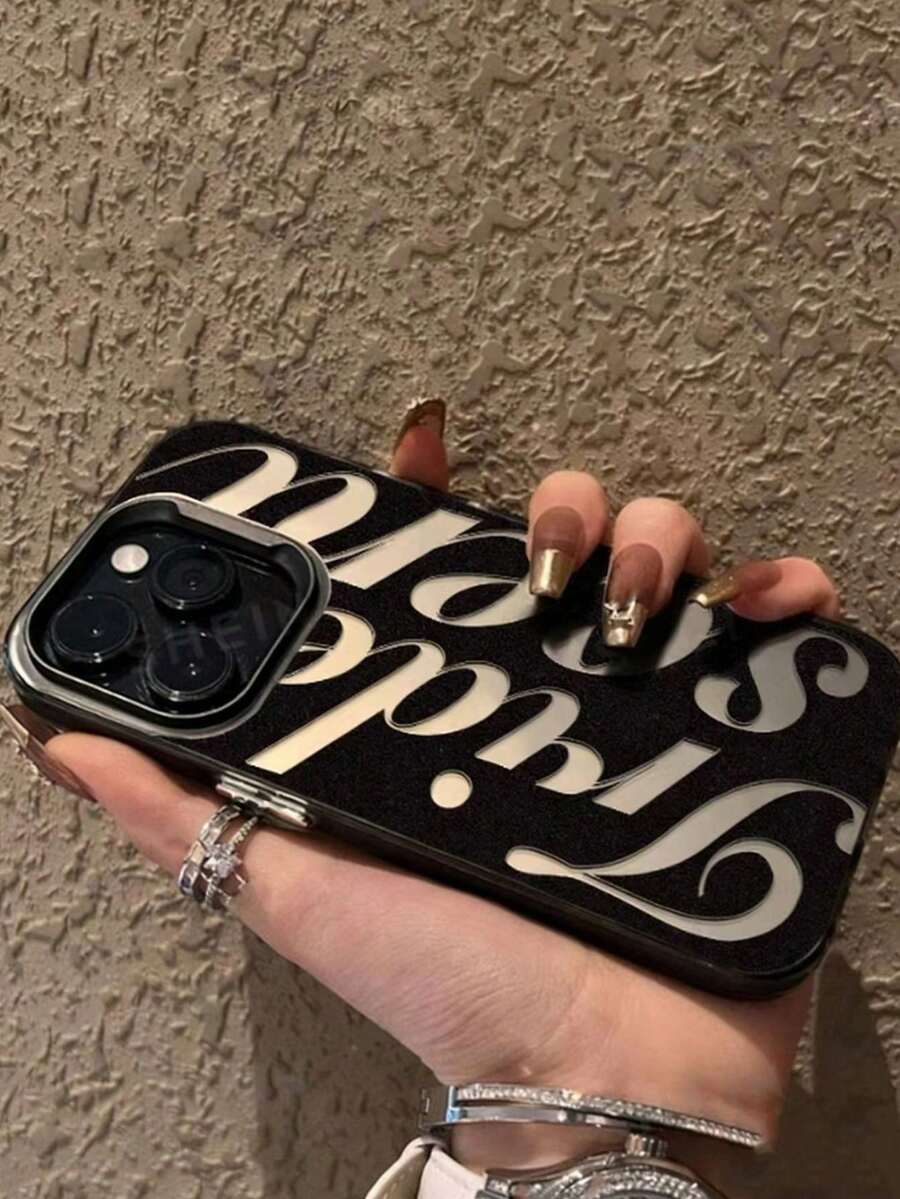 Ốp lưng điện thoại thiết kế họa tiết đường kẻ đen thời trang, tương thích với Apple 17, 16, 15, 14, 13, 12, 11 Pro Max, X, XR, XS Max, 8, 7 Plus, ốp lưng bảo vệ toàn thân chống sốc cá tính và sáng tạo. - Nhiều màu - Xem 1