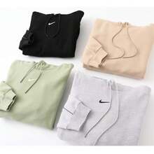 NIKE & NOC  Hoodie Sportswear Club Hoodie, WARM COVERAGE & STREET STYLE, Drawstring Hood Lets You Adjust For Warmth And Coverag - 查看 4