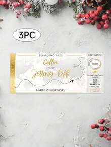 1/3张个性化生日刮刮卡，特别生日惊喜刮刮卡，适用于18岁、21岁、30岁、40岁、50岁、60岁、70岁生日，可定制文字，适合节日派对装饰、家居装饰、日常使用，可赠送亲朋好友，精美礼物，定制生日礼物，定制饰品 - 彩色 - 查看 20