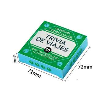 Large Size Table Game Cards, Post-Meal Entertainment, Travel & Cultural Knowledge Quiz, Suitable For Family & Friends Gatherings, Birthday Parties, Dinners, Perfect Gift For Halloween, Christmas, Easter, Attractive Game Activity