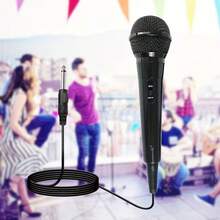 1pc Black Wired Dynamic Microphone, Instrument-Specific Pickup Microphone, Vocal Recording Microphone, Handheld Professional Mobile Microphone For Stage Performance, Karaoke, Singing, Public Speaking, Parties, KTV And Speaker Insertion, Music Accessories, Karaoke Equipment, Musical Instrument Accessories, Musician Gifts, Classroom Gifts, New Year Gifts, Party Gifts - Black - View 4