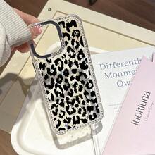Girl Heart-Shaped Bow Sparkling Rhinestone Laser Star Diamond-Encrusted Transparent Phone Case For IPhone 17 Air/16/15/14/13/12 Pro Max/17 16 15 14 Plus/12 Pro Silver PC Diamond-Encrusted Photo Frame Non-Slip And Drop-Resistant Protective Shell Holiday Birthday Gift 0VSE - 透明的 - 查看 4