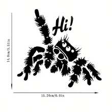 Jumping Spider "Hi!" Decal For Cars, Laptops & Trucks - one-size - View 7