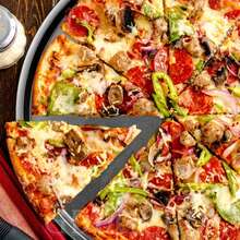 3pcs Non-Stick Pizza Baking Tray Set - Rust-Resistant, Dishwasher - Suitable For Home Baking And Restaurant Use - Perfect For Baking Pizza, Pies And Various Baked Goods - An Ideal Gift For Food Lovers And Chefs - Multicolor - View 5