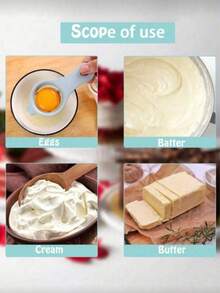 Stainless Steel Multi-Function Whisk And Milk Frother - Manual Mixer, Suitable For Baking, Eggs And Cream - Essential Kitchen Tool - Multicolor - View 5