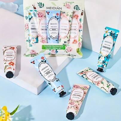 1/5/10-pack handkrämsset, lämplig för torr, sprucken ljusbeige hud, återfuktar grova, torra händer på djupet, daglig vård på hösten/vintern, handkräm i resestorlek