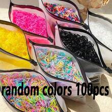 12/6个酒红色蝴蝶结无缝发夹，优雅刘海夹，派对发饰，可爱发夹，高品质发夹，装饰发夹，节日礼物 - 彩色 - 查看 11