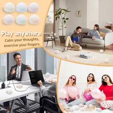 超级好玩的解压玩具：可爱柔软的可挤压猫爪玩具；柔软可挤压的桌面玩具；DIY糯米可挤压玩具（用于解压）；糯米可挤压玩具；手工糯米塔巴可挤压玩具；可爱可挤压玩具；新款柔软、慢回弹、耐压的带挤压袋玩具。 - 彩色 - 查看 5