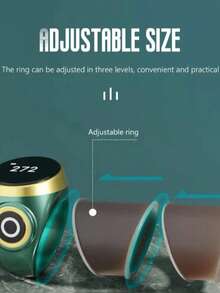 [Eid Al-Fitr Gift] Rechargeable Silent Ring Counter - Ramadan Prayer Vibration Reminder Smart Tracker | Eid Al-Fitr Gift - Multicolor - View 3
