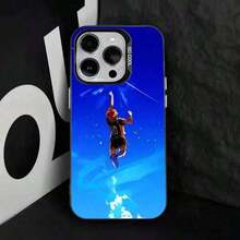 Anime Haikyuu!! Funda para de Karasuno High School compatible con 17, 16, 15, 14, 13, 12, 11, Pro, Max, Plus, Air, a prueba de golpes, mate, negra, rígida - Z7 - Ver 7