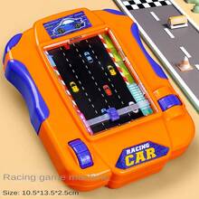 1pc Handheld Racing Game Console, Battery-Free, Simulated Driving, Fun Racing Game, Portable, Manual Operation, Holiday Gift - Multicolor - View 10