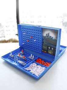 1pc Battleship Naval Battle Strategy Board Game, 2-Player Interactive Toy, Entertaining Combat, Suitable For Family, Friends, Holiday Gatherings, Birthday Gift