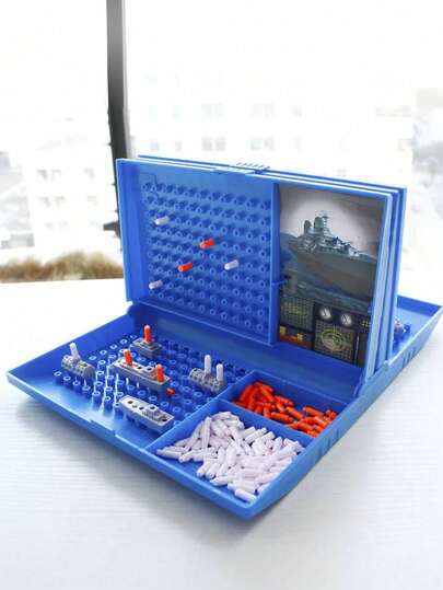 1pc Battleship Naval Battle Strategy Board Game, 2-Player Interactive Toy, Entertaining Combat, Suitable For Family, Friends, Holiday Gatherings, Birthday Gift