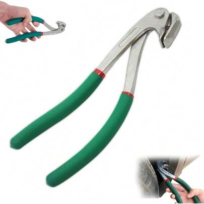 Car Door  Panel Crimp Dent Edge Pliers-Heavy Duty Paintless Dent Repair Kit,Professional ​Auto Body Repair Tools for Car  Edge Repair,Non-Marring Dent Removal Tool with Ergonomic Grip (#1)