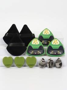 12个猫形美妆蛋套装，适用于BB霜、粉底、遮瑕膏等产品，尤其适合遮盖瑕疵、斑点，以及精准修饰眼周、鼻周和嘴周轮廓。吸水膨胀，不含乳胶，两用美妆蛋，适合所有肤质，是赠品、旅行、平价好物、旅行必备的理想之选。 - 彩色 - 查看 13