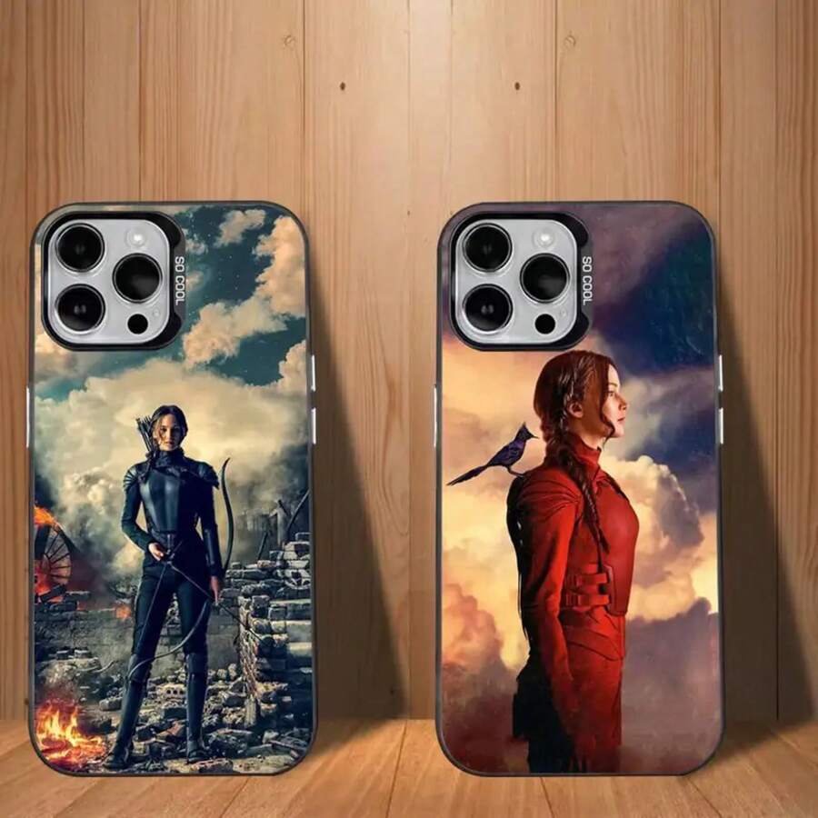 Funda para teléfono H-Hunger M-Mockingjay para 17,16,15,14,13,12,11,Pro,MAX, cubierta blanca mate a prueba de golpes - z6 - Ver 1