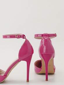 Sexy Hollow Out High Heel Sandals, Pointed Toe, Stilettos, Suitable For Party