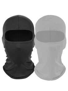 Set de 3 pasamontañas, máscara de esquí unisex, bufanda protectora contra el viento y los rayos UV, adecuada para motocicleta, snowboard y ciclismo - A - Ver 14